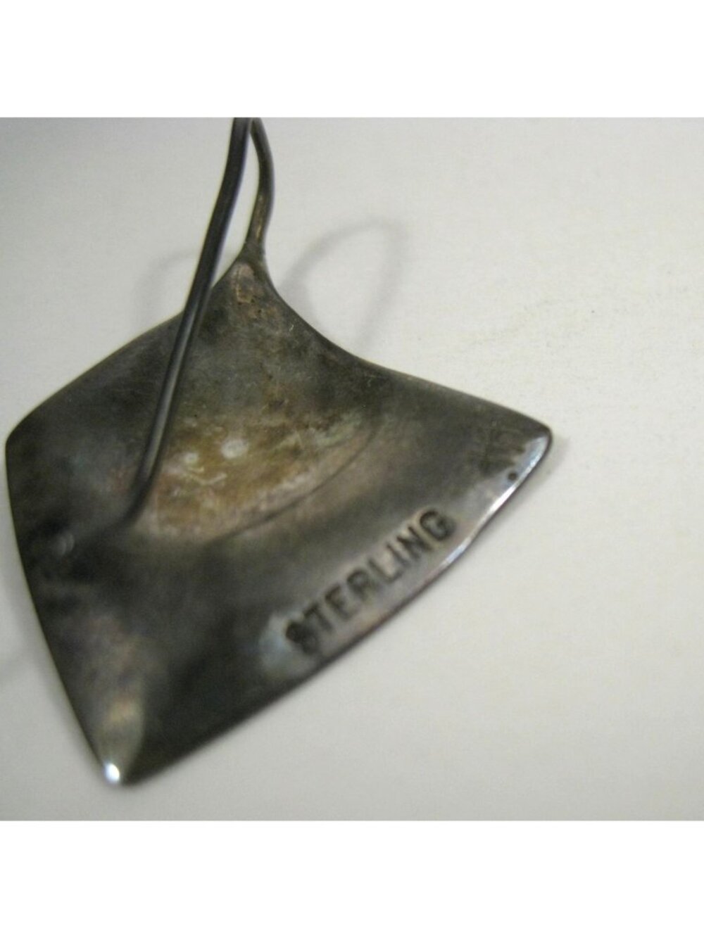 Georg Jensen Jerusalem Sterling Silver Vintage Earrings 2 SETS BROKEN Signed 8 g - Picture 4 of 10